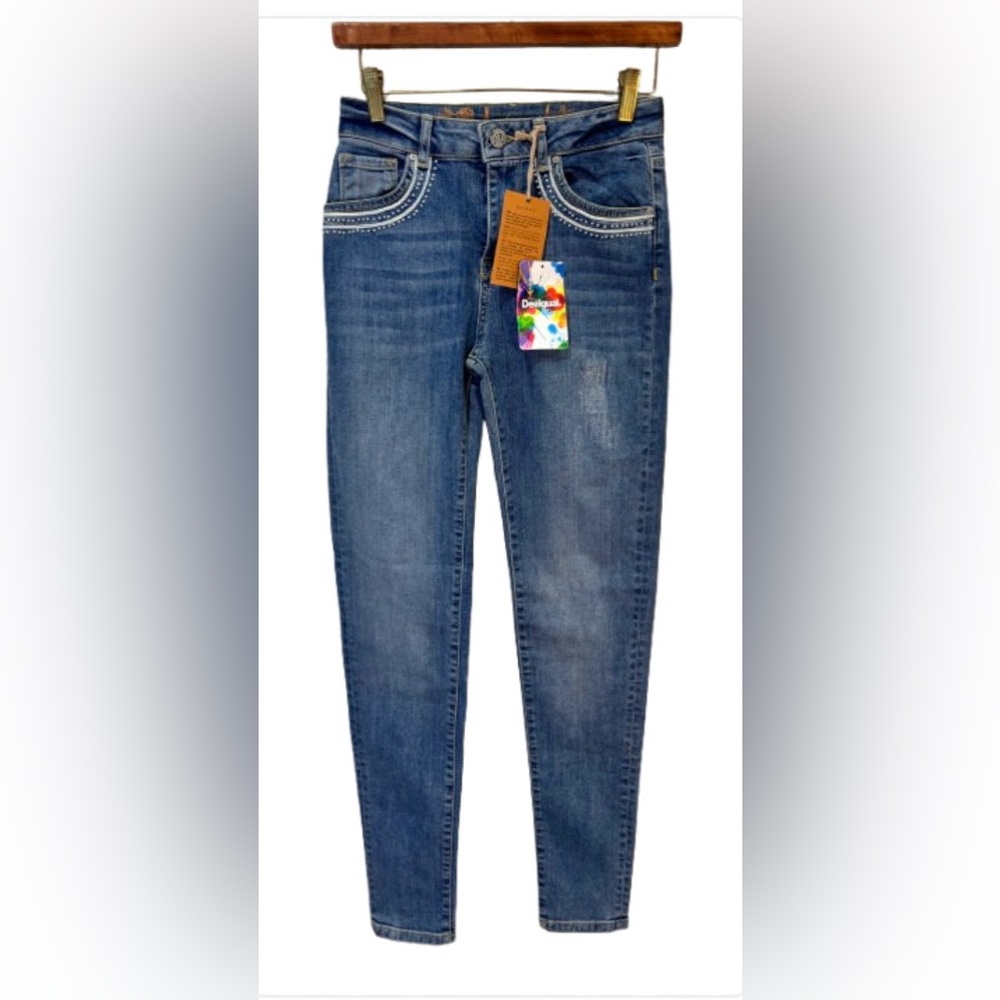 Size 27 NWT Desigual Women's Blue Jeans
